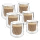 La Cafetière Dubbelväggig Cortado Glas 13,5 cl 6 St