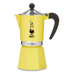 Bialetti Primavera Rainbow 6 Koppar Mokabryggare Gul