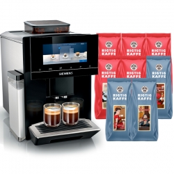 Siemens TQ903R09 EQ900 Espressomaskin Inkl. 4 kg Rigtig Kaffe