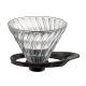 Hario V60-02 Glas Dripper Sort 2 Kopp
