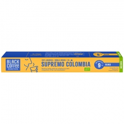 Black Coffee Roasters Supremo Colombia Organic Kaffekapslar 10 st