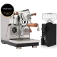 Profitec JUMP - Exclusive Line Inkl. Eureka Libra Krom/Matt Svart Espressokvarn
