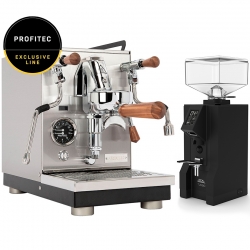 Profitec JUMP - Exclusive Line Inkl. Eureka Libra Krom/Matt Svart Espressokvarn