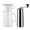 Alessi Slow coffee-set med kaffekvarn och Pour Over