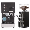 Profitec GO Mat Svart Espressomaskin Modell 2025 Inkl. Eureka Mignon Libra Chrome/Mat Svart Espressokvarn