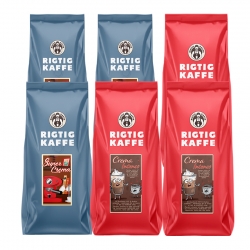Rigtig Kaffe Crema Intenso & Super Crema 6kg