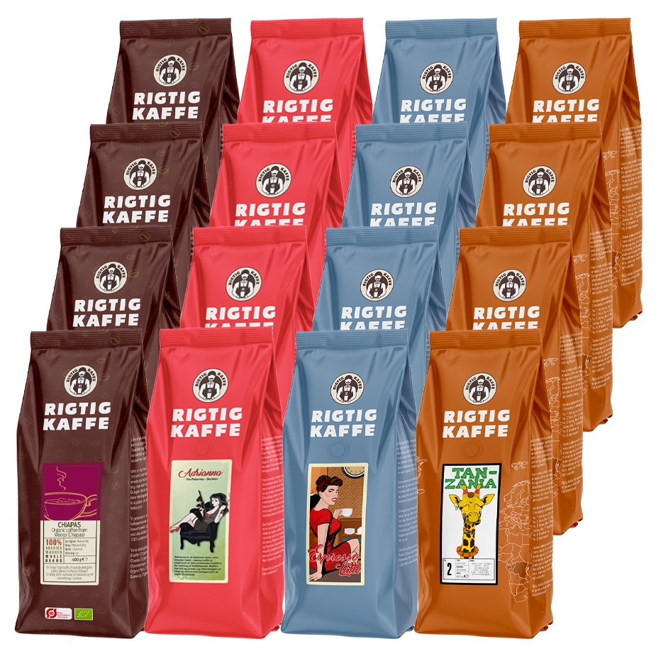 Rigtig Kaffe Mixpaket 7,2kg