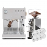 Ascaso Steel Duo PID Polerat Stål Espressomaskin Inkl. Eureka Espressokvarn & Cappuccinokoppar