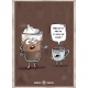 Rigtig Kaffe Crema Intenso 5kg Inkl. Rigtig Kaffe HOTTER & STRONGER Poster 21x30cm