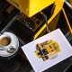 Gaggia Classic E24 Sunshine Yellow Espressomaskin Inkl. Eureka Mignon Zero 55s & Baristautrustning