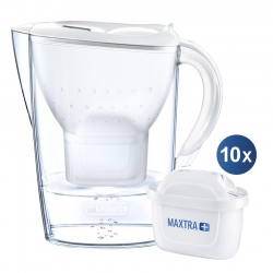 BRITA Marella 2,4L Vit Inkl. 10 st Maxtra Pro Filter