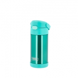 Funtainer Drickflaska med sugrör 355 ml Teal