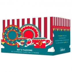 Bialetti Espressomugg 8 cl Inkl. Kaffefat 2 st Winter Wonderland Limited Edition