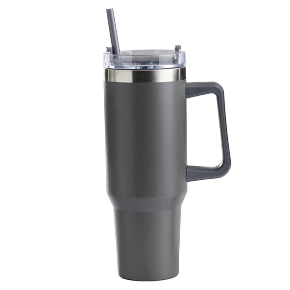 DAY Useful Everyday Termosmugg med handtag 1,1 L M&ouml;rkgr&aring;