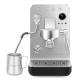 Smeg EMC02BLMEU Minipro semiautomatisk espressomaskin svart