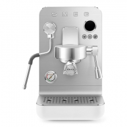 Smeg EMC02WHMEU Minipro semiautomatisk espressomaskin vit