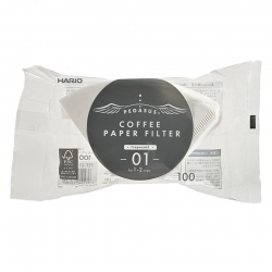 Hario Pegasus Pappersfilter 01 Vit 100 St.