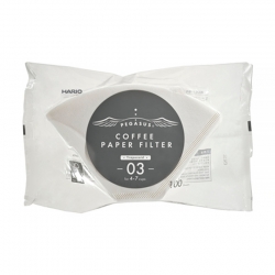Hario Pegasus Pappersfilter 03 Vit 100 St.