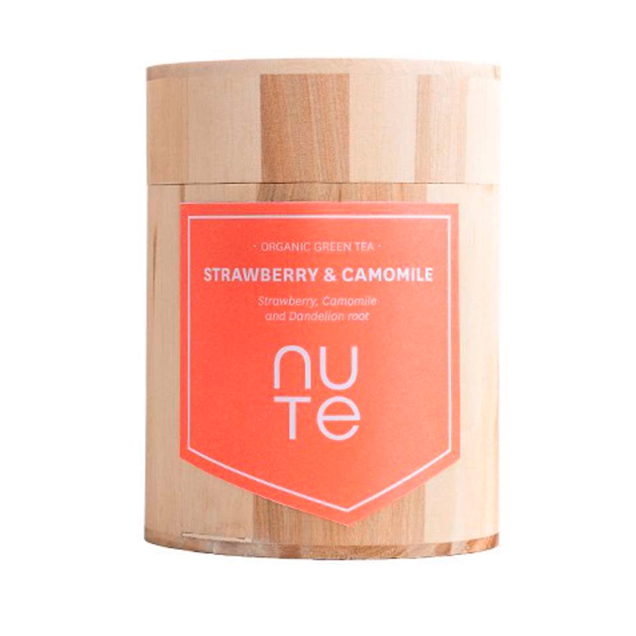 NUTE Strawberry & Camomile Ekologiskt 100 g Te