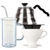 Hario Filterbryggningsset Inkl. Gooseneck Vattenkokare, Dripper 2 Kopp & Server