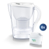 BRITA Marella 2,4L Vit Inkl. 6 st Maxtra Pro Filter