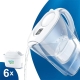 BRITA Marella 2,4L Vit Inkl. 6 st Maxtra Pro Filter