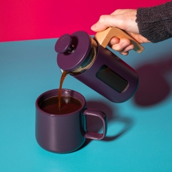 La Cafetière Pisa 3 Kop. Presskanna Lila