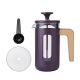 La Cafetière Pisa 3 Kop. Presskanna Lila