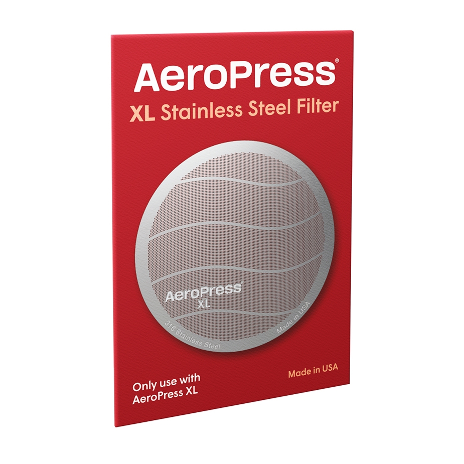 Aeropress XL &Aring;teranv&auml;ndbart Filter Rostfritt St&aring;l