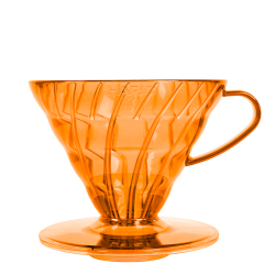Hario V60 Dripper Orange 2 Koppar. Inkl. Filter