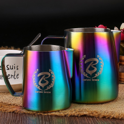 Barista Space Sandy Rainbow Mjölkkanna 0,6L Titanium