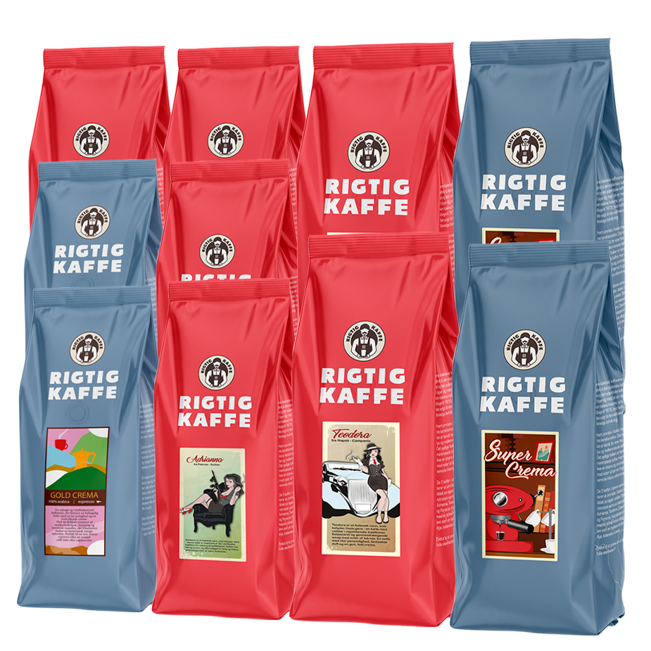 Rigtig Kaffe Mixpaket 8kg