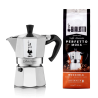 Bialetti Moka Express 4 Koppar Espressokanna Inkl. Bialetti Perfetto Moka Nocciola 250g Malet Kaffe