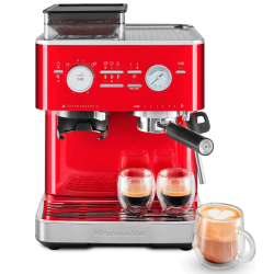 KitchenAid Semiautomatisk Espressomaskin inkl. Kvarn Röd