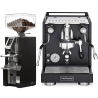 La Pavoni New Cellini Classic Svart LPSCCB01EU Espressomaskin inkl. Eureka Mignon Libra Krom/Mattsvart Espressokvarn