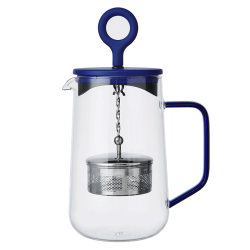 La Cafetière Gyro Spinfuser 1,25 L Tebryggare Blå/Glas