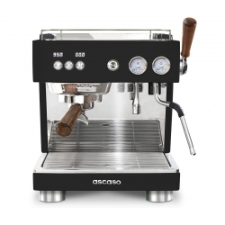 Ascaso Baby T Plus Svart Espressomaskin Inkl. Eureka Mignon Libra 65 Kvarn, Baristautrustning, Vattenfilterkanna & 1kg Kaffe