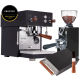 Profitec MOVE Espressomaskin - Exclusive Line Inkl. Eureka Mignon Libra 65 Espressokvarn, Knockbox & Rengöringsborste