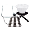 Loveramics Filterbryggning Set Inkl. Strong Dripper 2 Kopp, Stativ, Glaskanna & V60 Vattenkokare