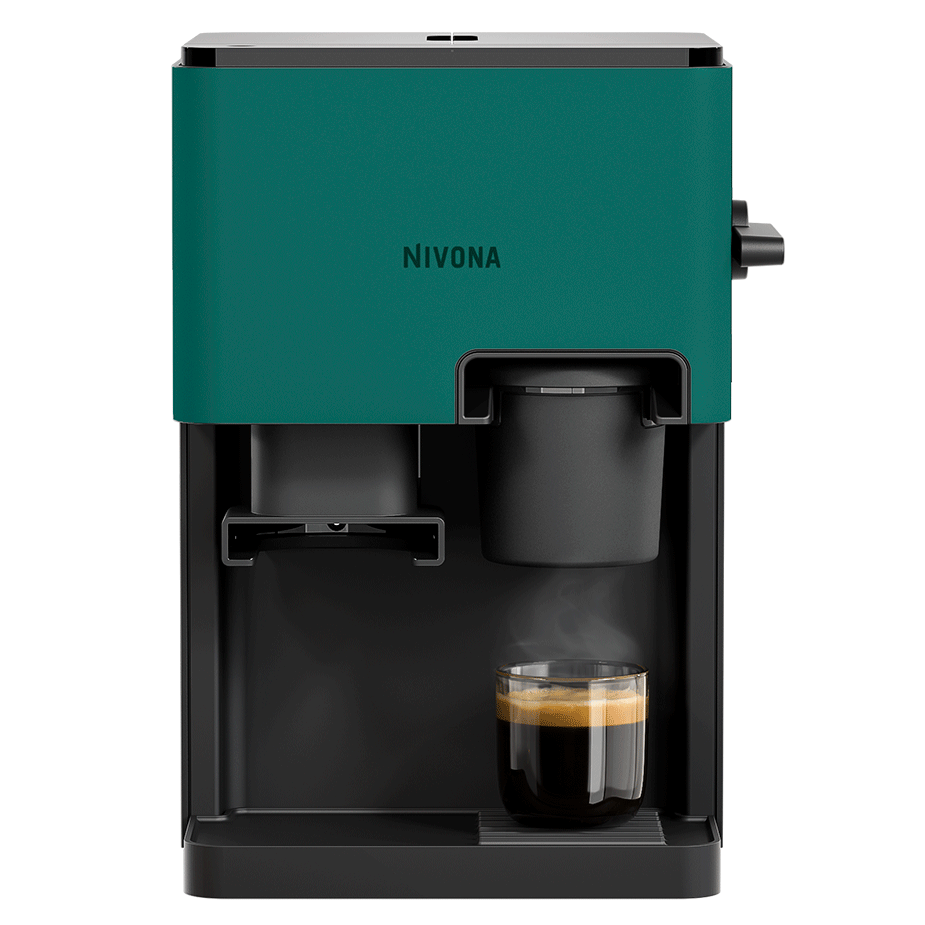 Nivona CUBE 4106 M&ouml;rkgr&ouml;n Espressomaskin