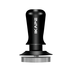 IKAPE V3 Kalibrerad Tamper med Fjäder & Räfflor 58 mm Svart