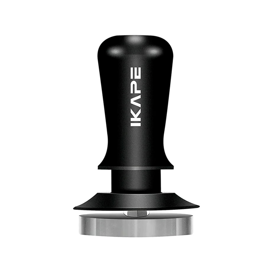 IKAPE V3 Kalibrerad Tamper med Fj&auml;der & R&auml;fflor 58 mm Svart
