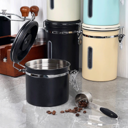 IKAPE Kaffebehållare Svart 300g