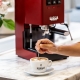 Gaggia Classic E24 Röd Espressomaskin Inkl. Eureka Mignon Zero 55s Matt Svart Espressokvarn