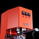 Gaggia Classic E24 Lobster Red Espressomaskin Inkl. Eureka Mignon Zero 55s Matt Svart Espressokvarn