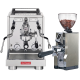 La Pavoni New Botticelli Specialty LPSBSS03NO Espressomaskin Inkl. Eureka Mignon Libra 65 Chrome Espressokvarn