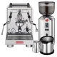 La Pavoni New Botticelli Specialty LPSBSS03NO Espressomaskin Inkl. Prosumer Chrome Kvarn & Baristautrustning