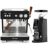 Ascaso Baby T Plus Svart Espressomaskin inkl. Eureka Atom W 65 Casa Mat Svart Kaffekvarn