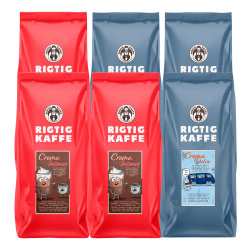 Rigtig Kaffe Crema Intenso & Dolce Crema 6 kg Hela kaffebönor