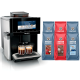 Siemens TQ903R09 EQ900 Espressomaskin inkl. Rigtig Kaffe Super Crema 2kg, Dolce Crema 2kg & Crema Intenso 2kg Hela kaffebönor